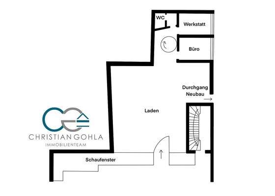 Grundriss Verkaufsfläche 1