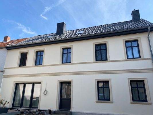 Rückansicht des Hauses