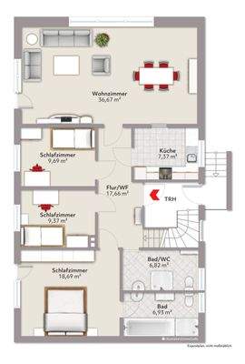 Grundriss EG aufbereitet