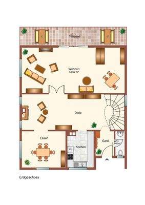 Immogrundriss Erdgeschoss