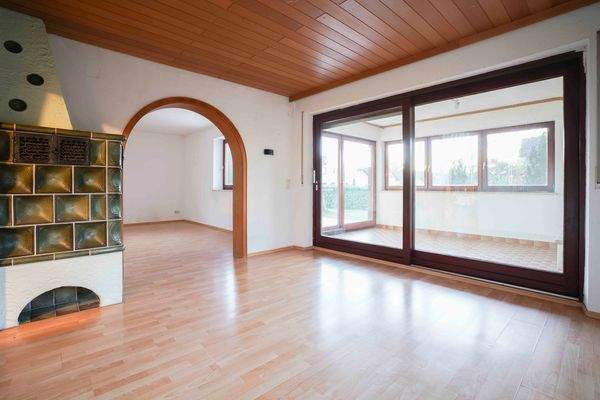 Esszimmer + Wintergarten mit Außenkamin