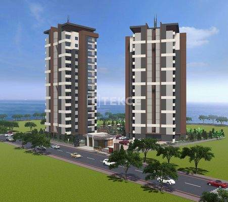 Chic Sea-View Apartments in a Complex in Mersin Turkey