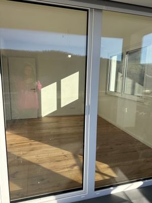 Blick ins Schlafzimmer