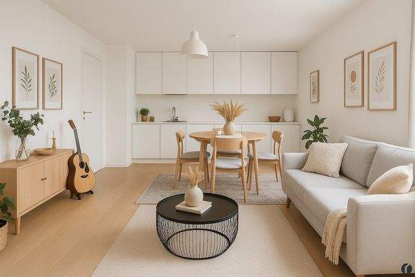 Einrichtungsbeispiel Wohn- Esszimmer