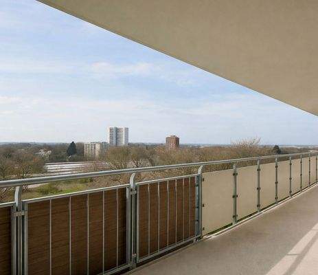 Herrlicher Weitblick vom Balkon 