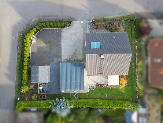 Drohne Draufsicht Großpösna