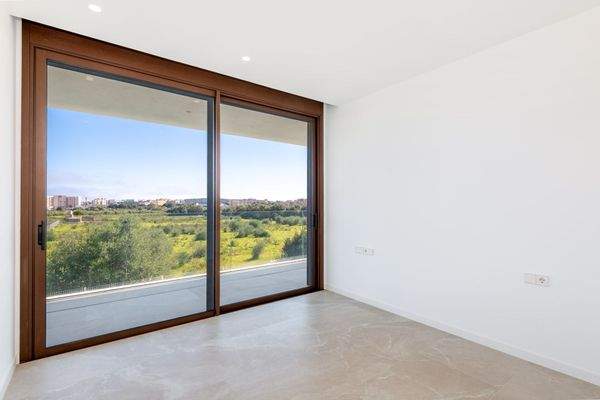 Eines der drei Schlafzimmer im Obergeschoss