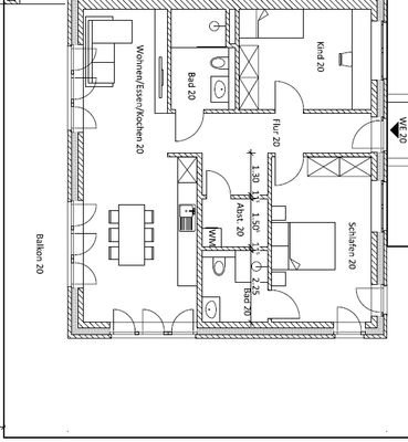 Grundriss WHG 20