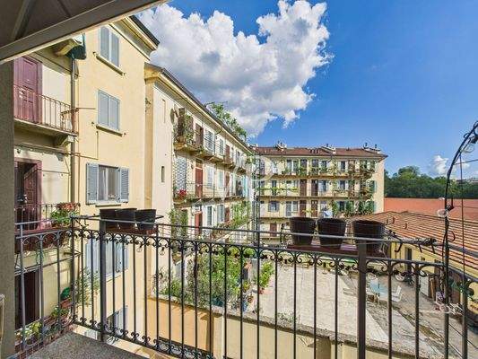 Vista dal balcone della cucina