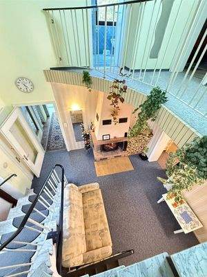 Blick vom OG zur Wohndiele