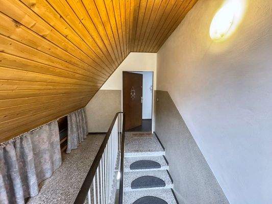 Treppenaufgang Treppenhaus Ansicht 1