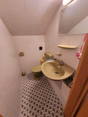 WC im Dachgeschoss