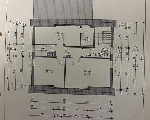 Grundriss Dachgeschoss