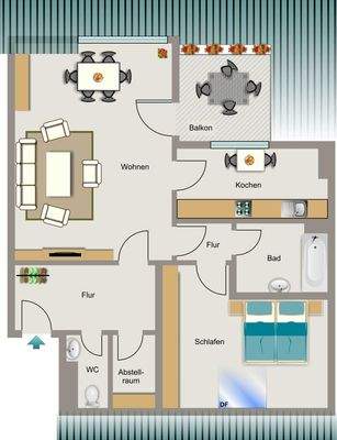 Grundriss beispielhaft