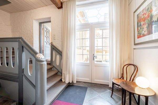 Flur zur Terrasse und Schlafzimmer