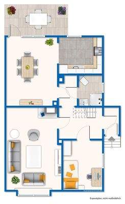 immoGrafik-Grundriss Erdgeschoss