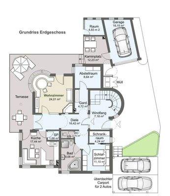 Grundriss Erdgeschoss