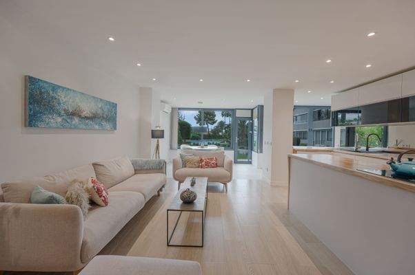 Kitchen + living 2 Apartamentos de Mar Puerto Portals