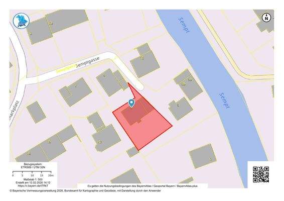 Lageplan Parzellkarte