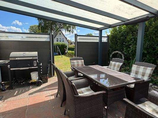 Überdachte Terrasse