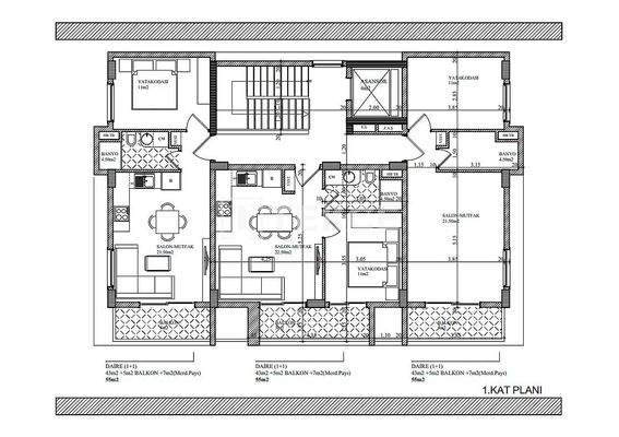 Apartments 300 m from the Beach in Alanya Kestel