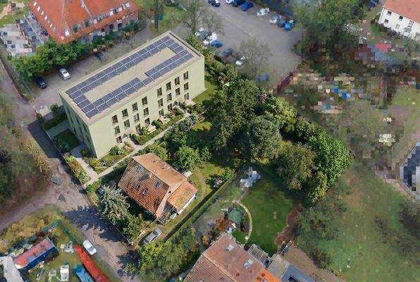 Beispielhafte Bebauung