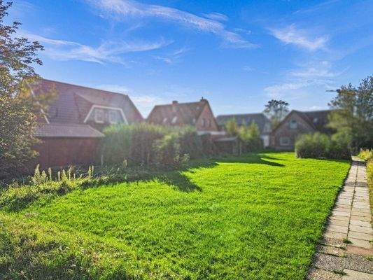 Blick auf das Grundstück 