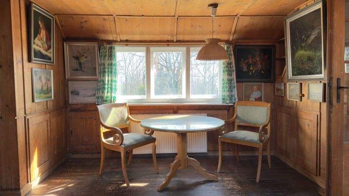 Sitzbereich im kleinen Atelier