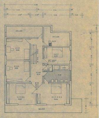 Grundriss Privater Wohnbereich