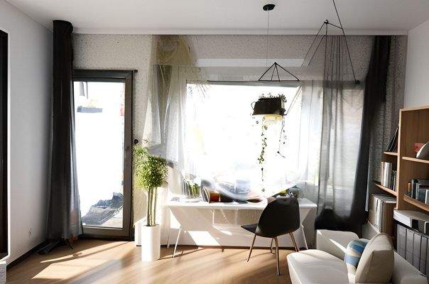 Büro im Anbau Beispiel