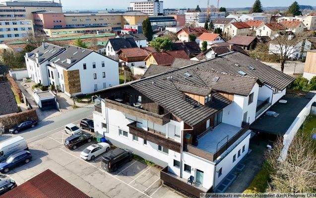 Blick auf die Nordterrasse