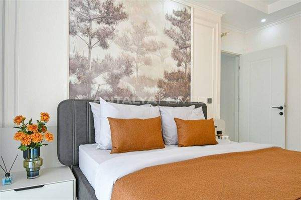 New build Properties with Sea View in a Complex in Alanya