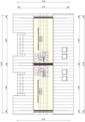 Grundriss Spitzboden