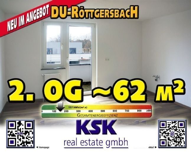 2 Zimmer Wohnung in Duisburg (Röttgersbach)