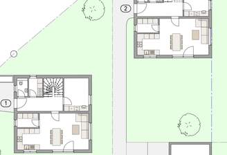 Freistehende Einfamilienhäuser