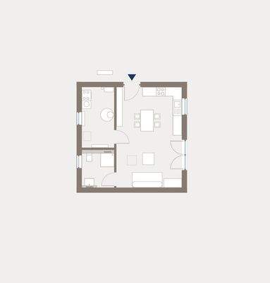 Clevere 1-Zimmer-Wohnung