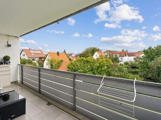 Blick vom Südbalkon