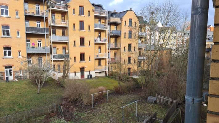 Aussicht vom Balkon