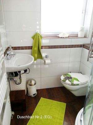 Duschbad im Erdgeschoss