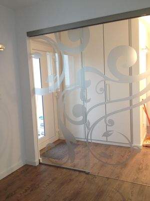 Einbauschrank in der Diele, sanierte Wohnung