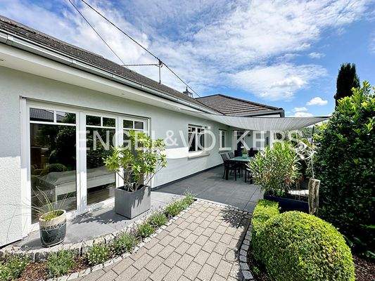 neu angelegter Terrassenbereich