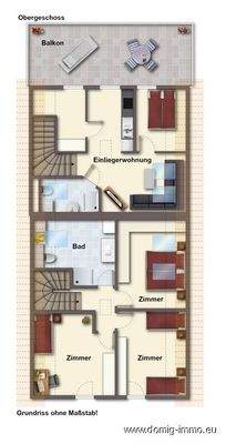 Grundriss OG ohne Maßstab