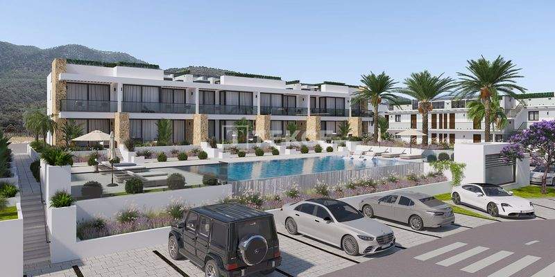 Apartments with Pool Near the Sea in Gazimağusa