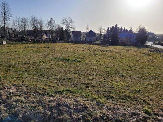 Grundstücksidylle von Lauterbach aus gesehen