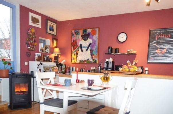 offene Küche im Wohnzimmer