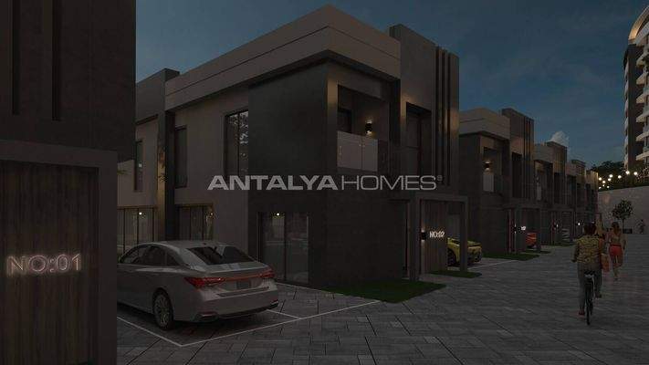 City and Sea View Houses in Çankaya, Kepez, Antalya