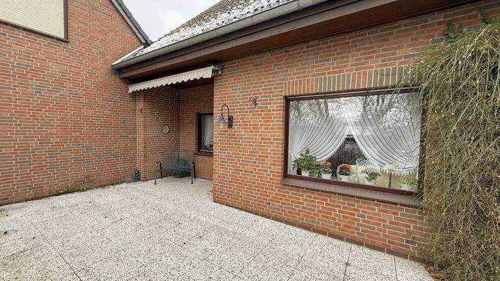 Windgeschütze Terrasse 