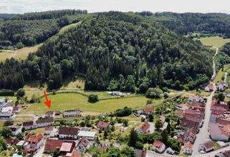 Drohenaufnahme Schelklingen/Hütten