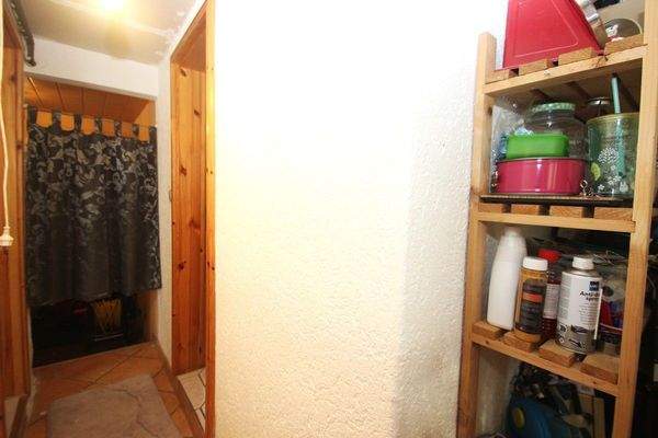 Kleiner Bereich für Vorräte