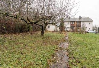 Blick vom Garten aus aufs Haus